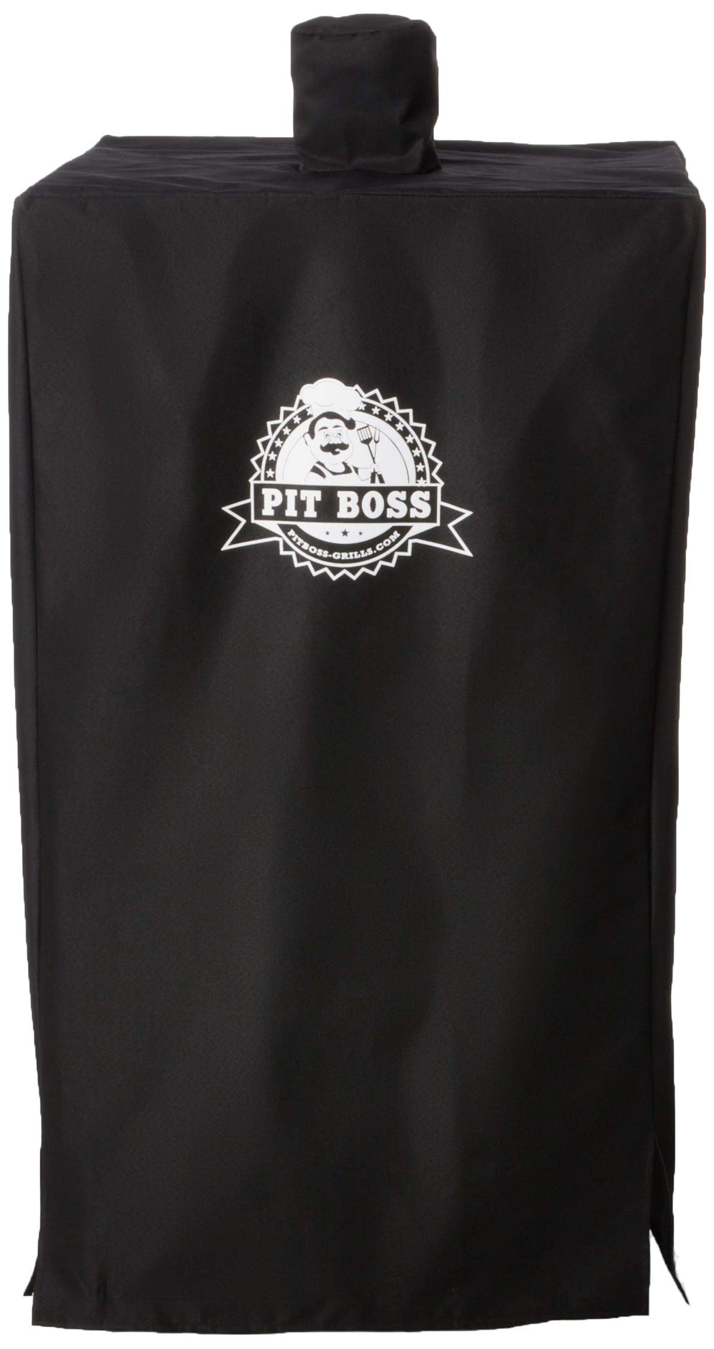 Pit Boss fabric close-up showing PVC-backed texture for weather resistance
