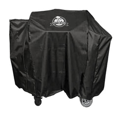 Pit Boss 850 front view cover protecting grill from weather and preventing scratches