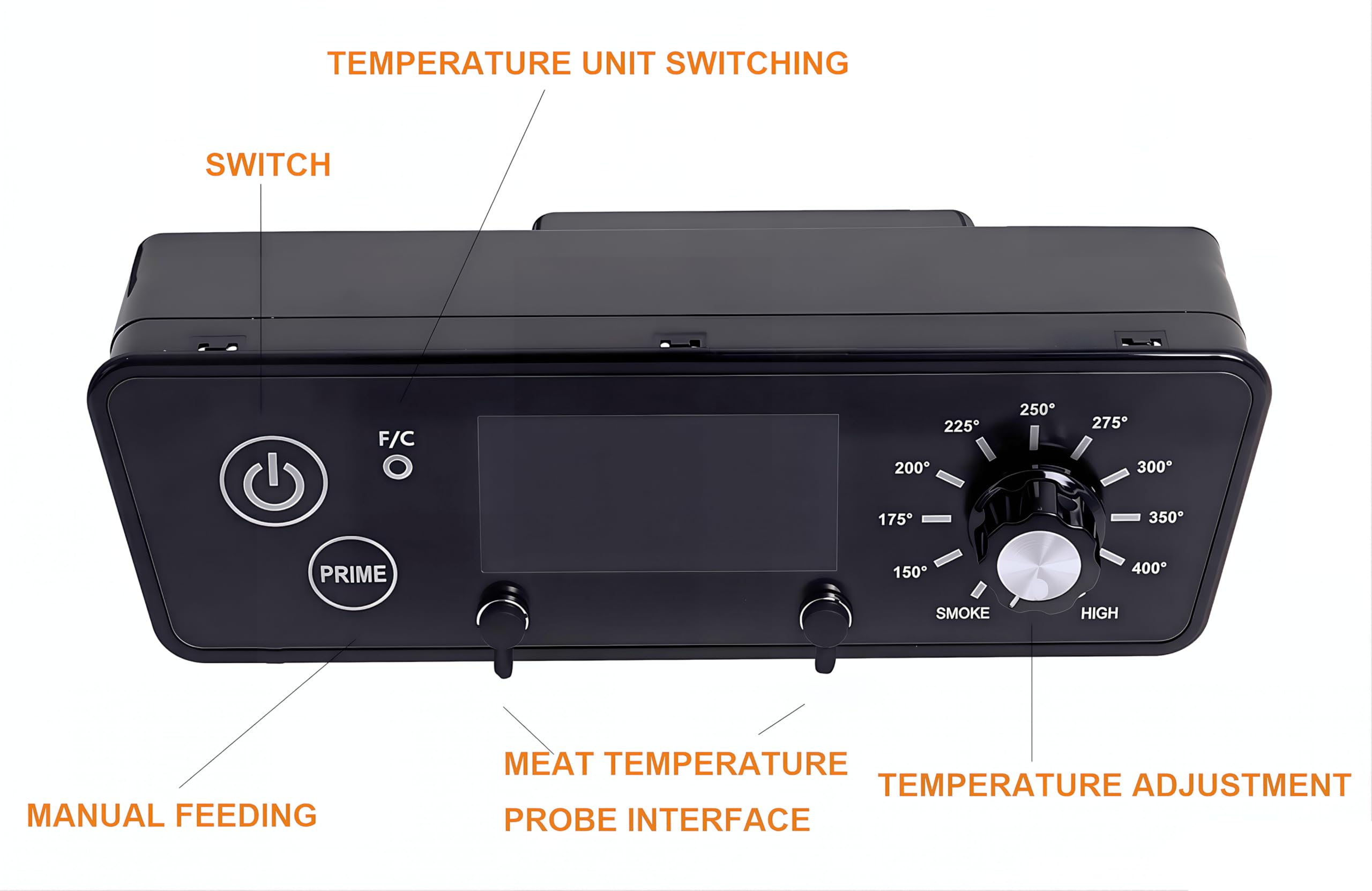 Generic Pit Boss control board close-up showing components and reliable build quality