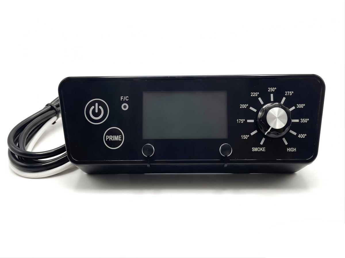 Generic Pit Boss control panel front showing clear LED display and buttons for easy operation