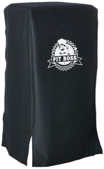 Pit Boss cover front view showing full-length fit and secure protection
