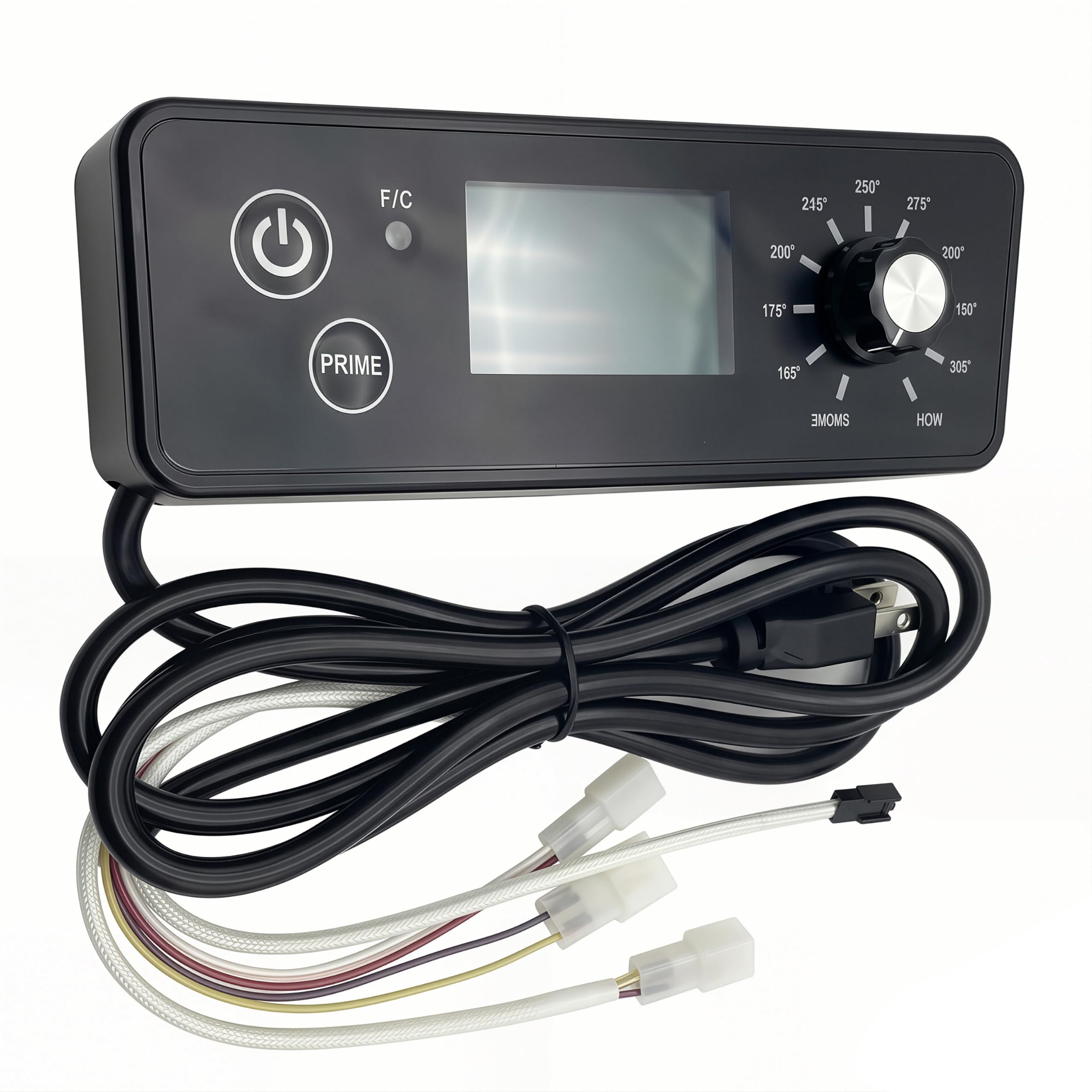 Generic Pit Boss dual probe ports detail illustrating convenient meat-monitoring capability