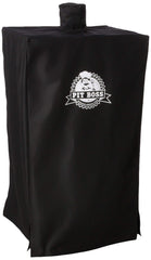 Pit Boss black cover front view showing tailored fit and protection