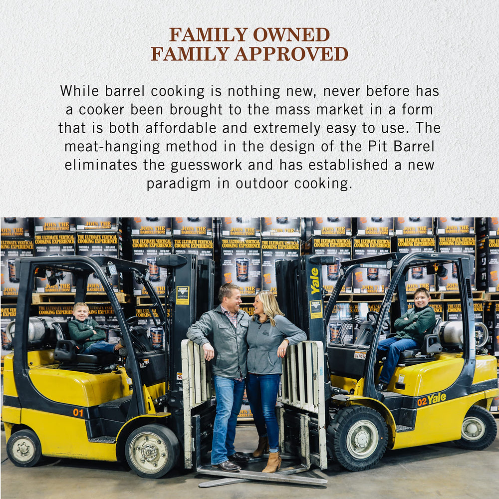 Pit Barrel Cooker Co. hangers inside barrel smoker maximizing cook space