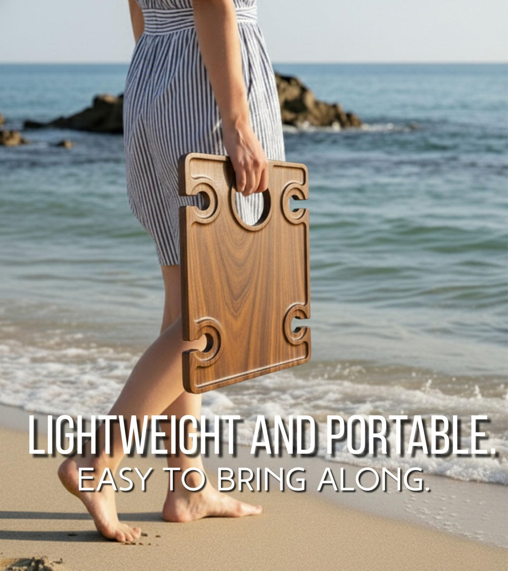 Piticco folded flat for travel demonstrating compact transport convenience