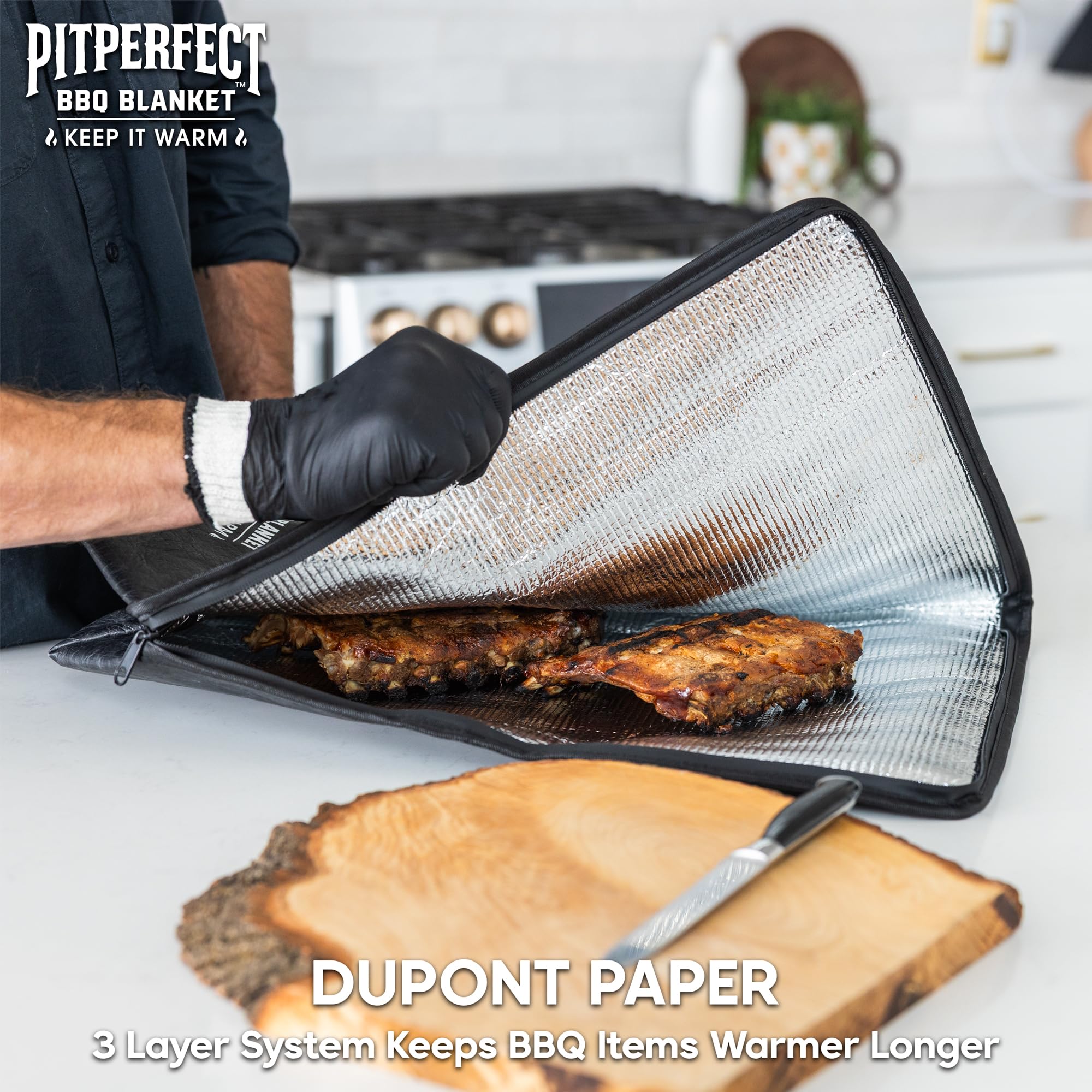 PITPERFECT resting a whole brisket inside to retain juices