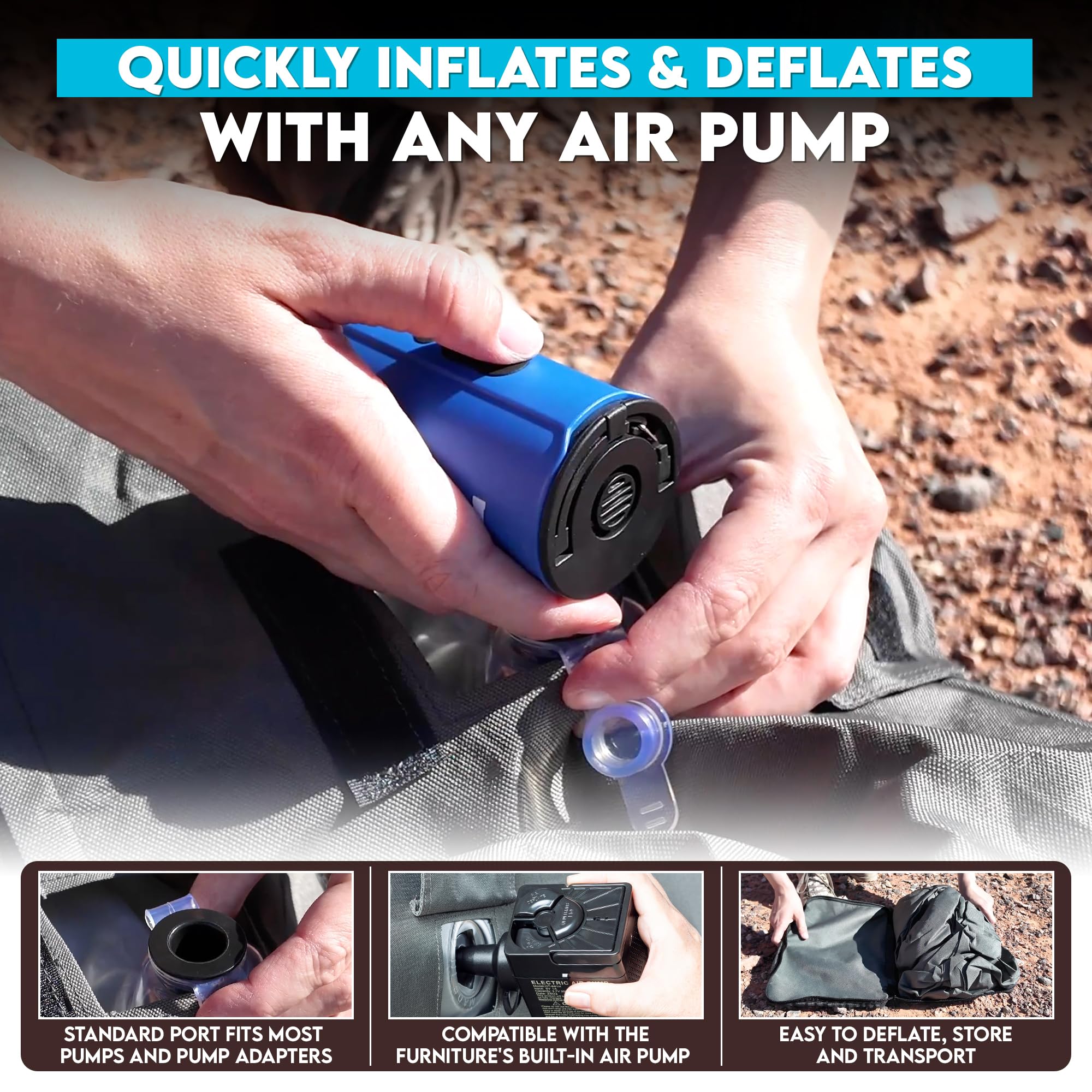 Pittman removable cover zipper detail showing easy washing convenience