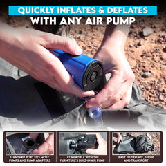Pittman removable cover zipper detail showing easy washing convenience
