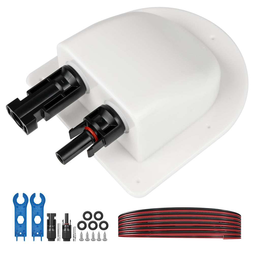 Pjerjzn front view of dual cable entry gland showing clean exterior finish benefit