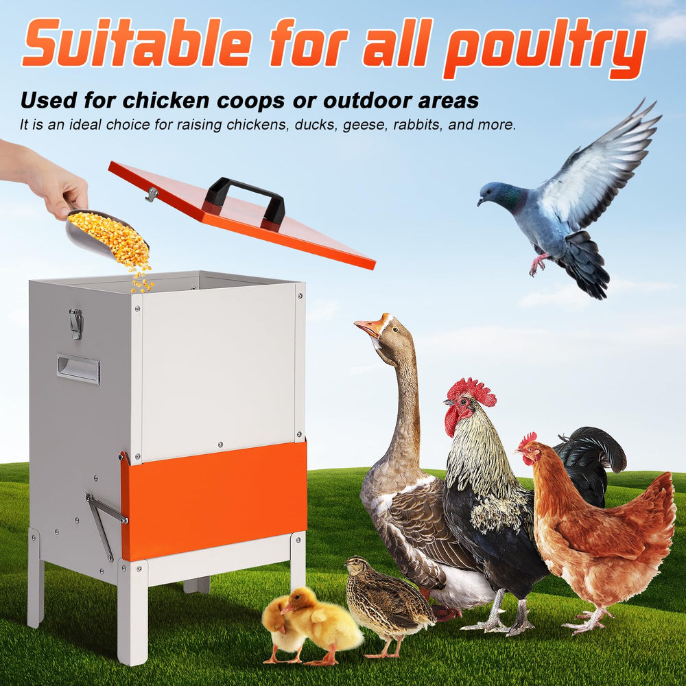 PKNYBZH feeder mounted in a coop showing pest-resistant installation benefit