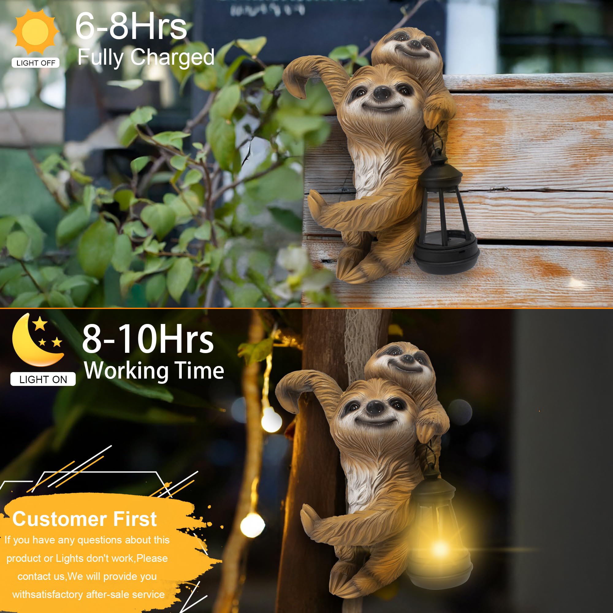 PkYbrkt statue lit at dusk emitting soft glow to accent patio and create cozy evenings