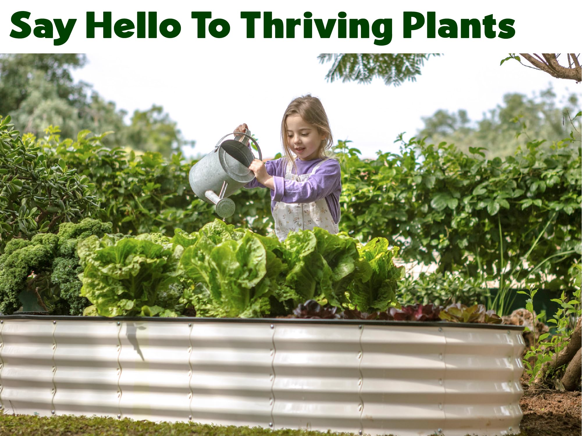 Plant & Plot label and panel joint showing tool-free assembly and quick setup