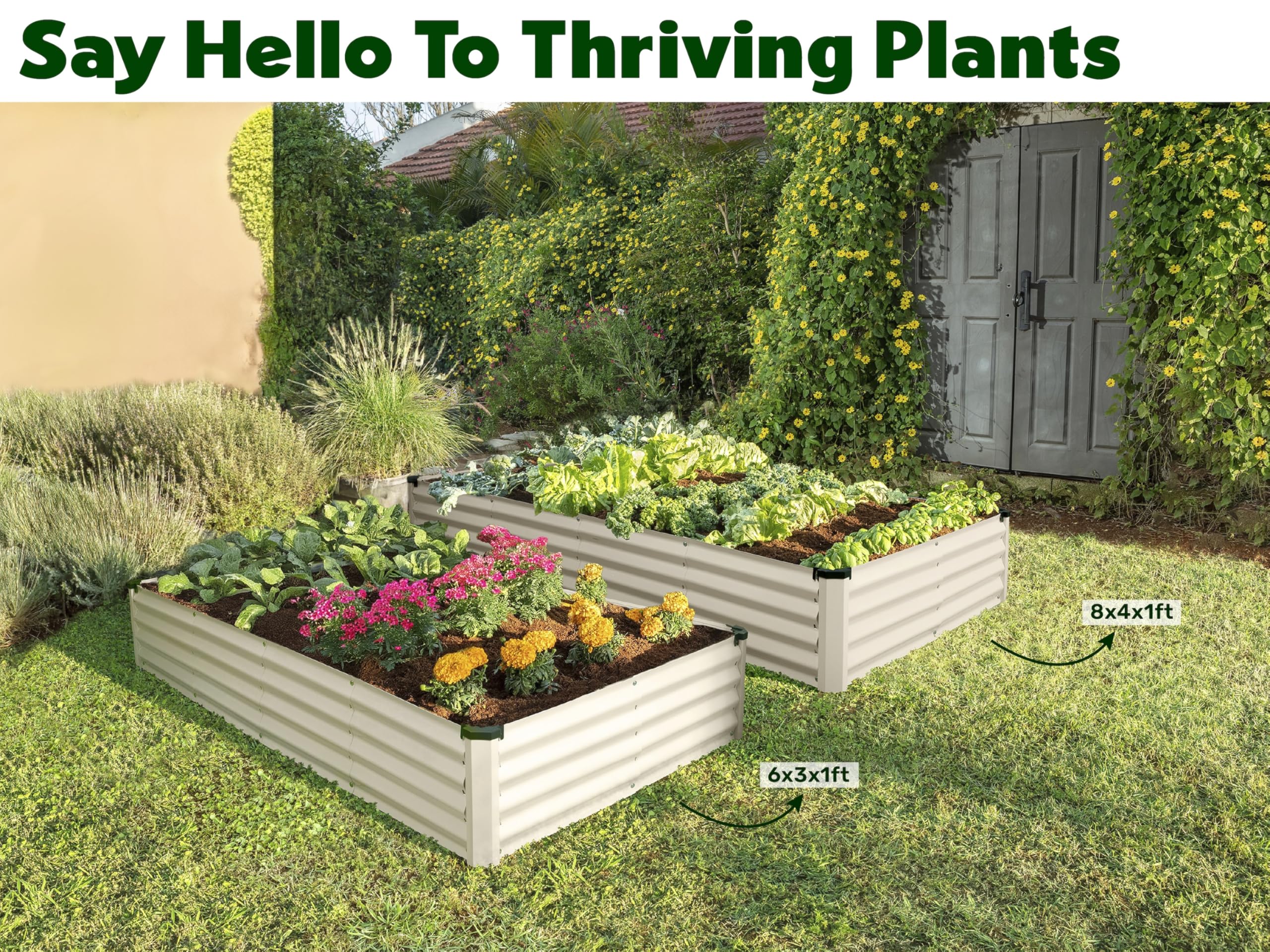 Plant & Plot open-base detail showing drainage and soil contact advantage