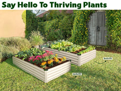 Plant & Plot open-base detail showing drainage and soil contact advantage