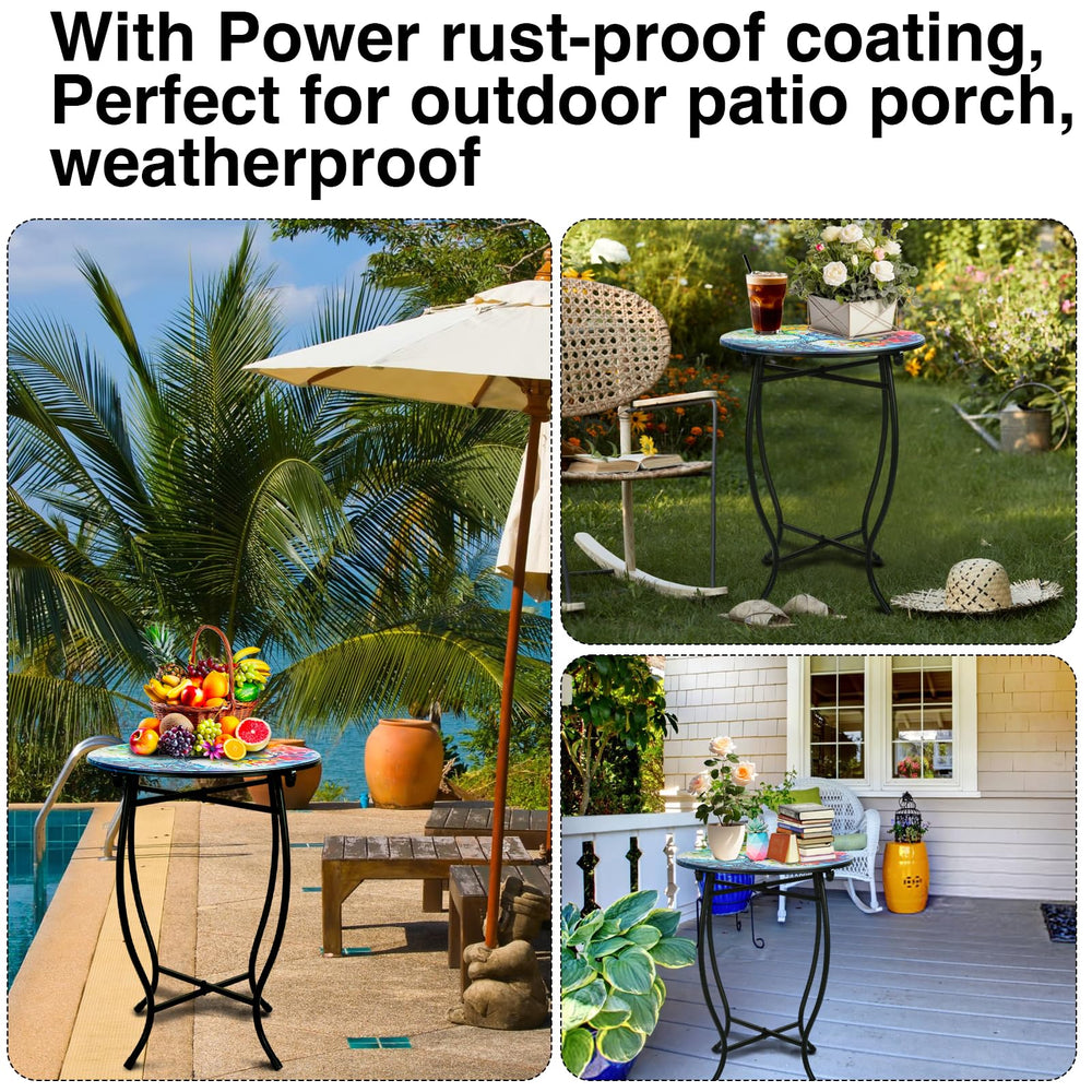 Plant Castle side table staged with coffee cup demonstrating practical surface use