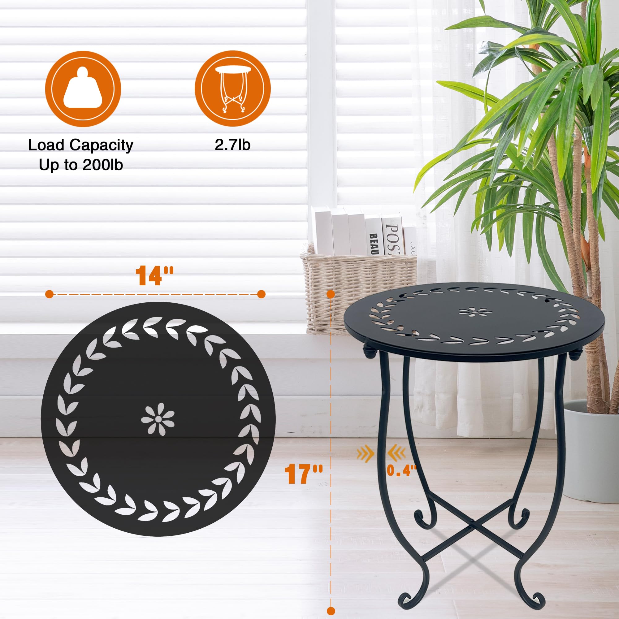 Plant Castle top wreath pattern close-up highlighting decorative detail and airflow