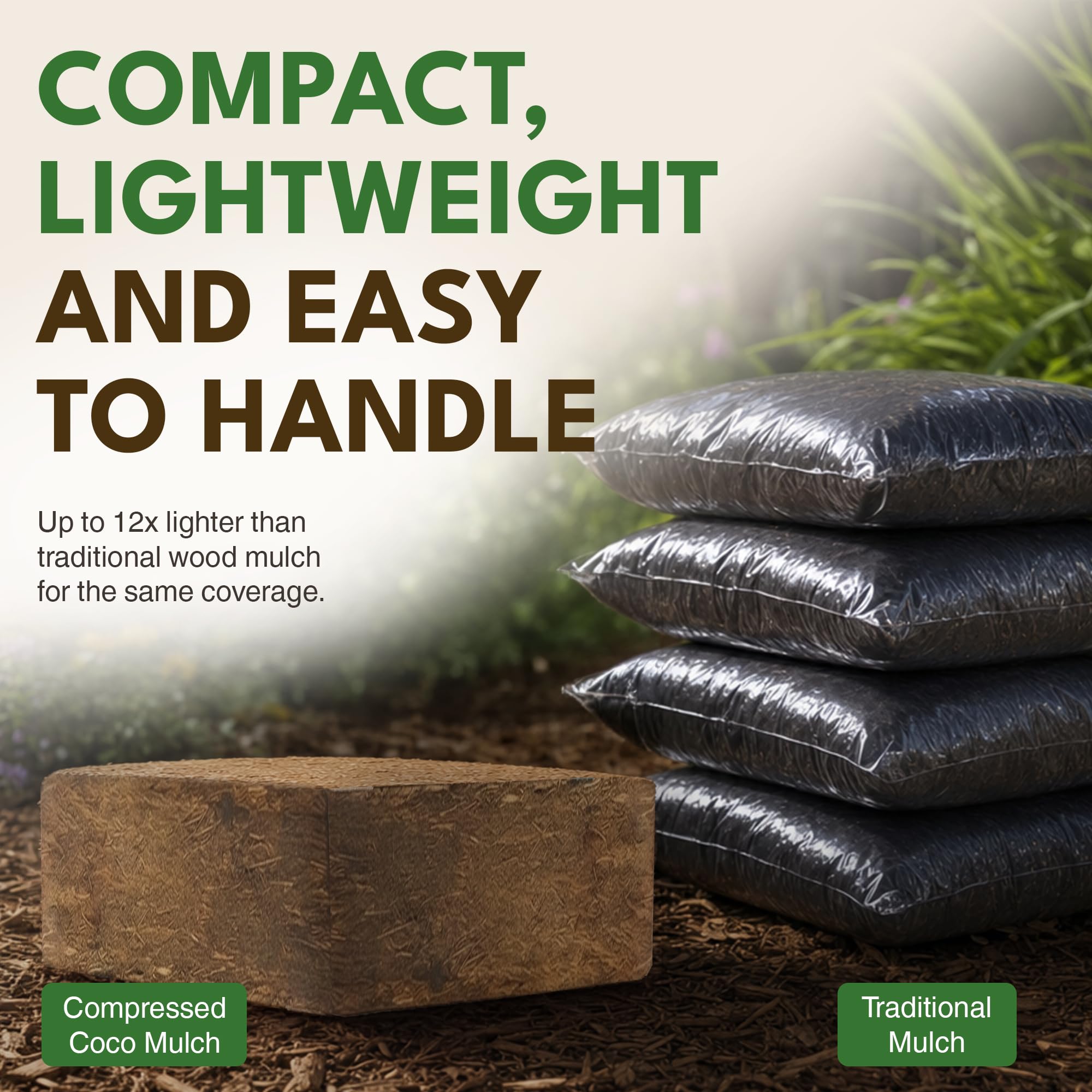 PlantBest husk chips and fibers detail illustrating stable mulch structure and erosion control