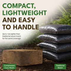 PlantBest husk chips and fibers detail illustrating stable mulch structure and erosion control