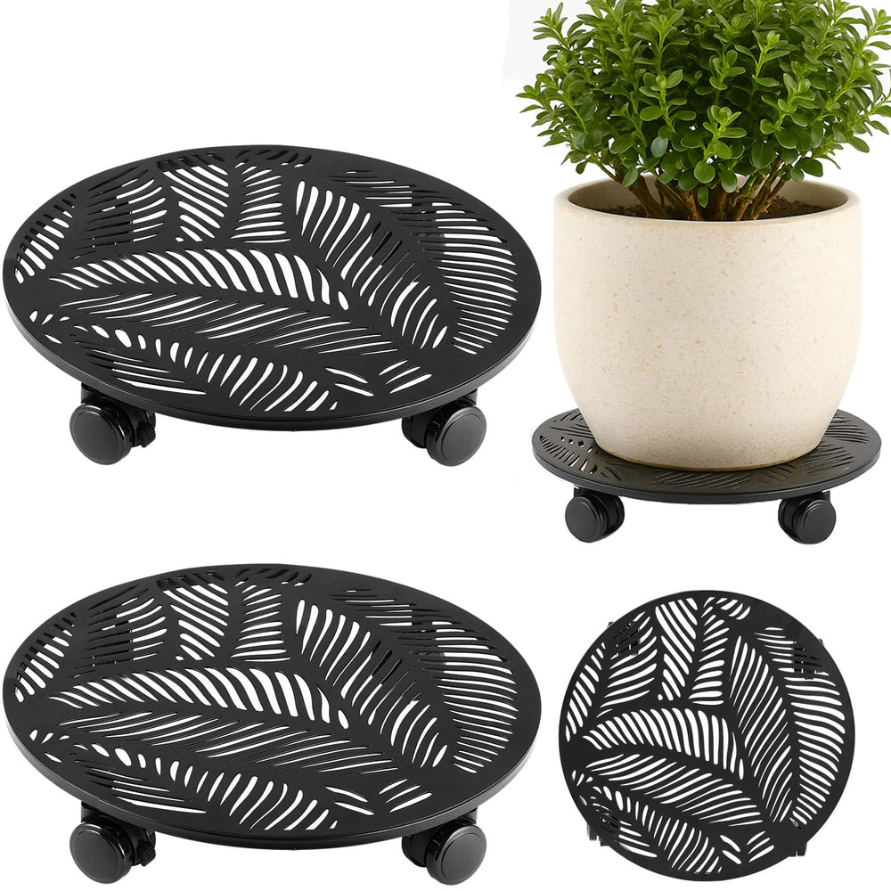 Planterhoma two caddies with pots grouped showing matched styling and versatility