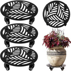 Planterhoma three-pack front view showing decorative leaf pattern and overall set benefit