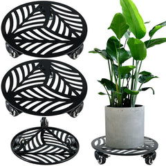 Planterhoma front view showing decorative leaf design and sturdy rim for display