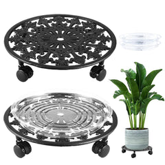 PlanterHoma front view showing full dolly and saucer for safe movement