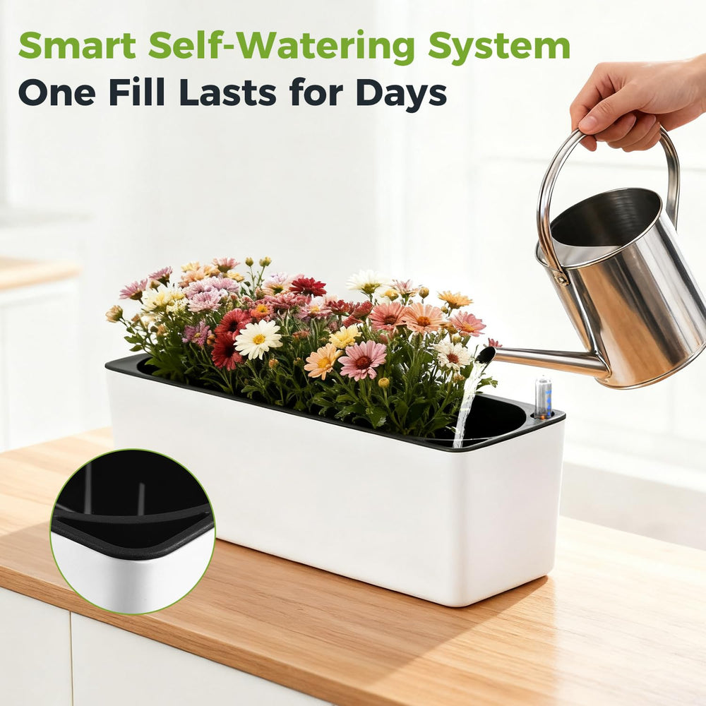 Planterhoma in use kitchen herb setup showing easy access to fresh herbs for cooking