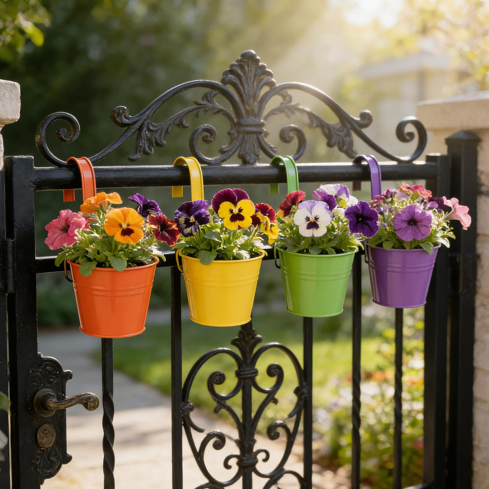 Planterhoma morning lifestyle shot showcasing bright curbside decoration