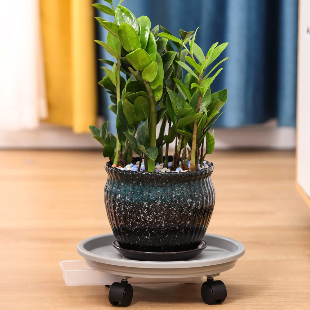 Planterhoma on balcony holding heavy planter demonstrating outdoor durability
