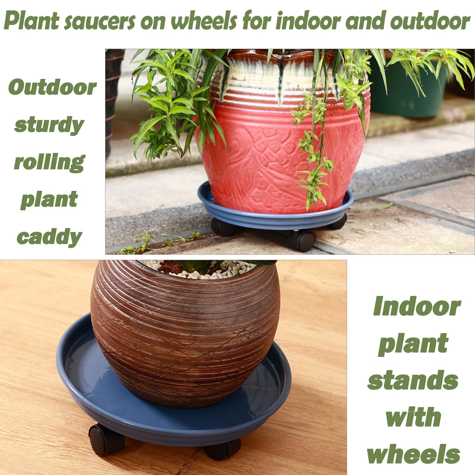 Planterhoma under a large outdoor vase showing heavy-duty load support