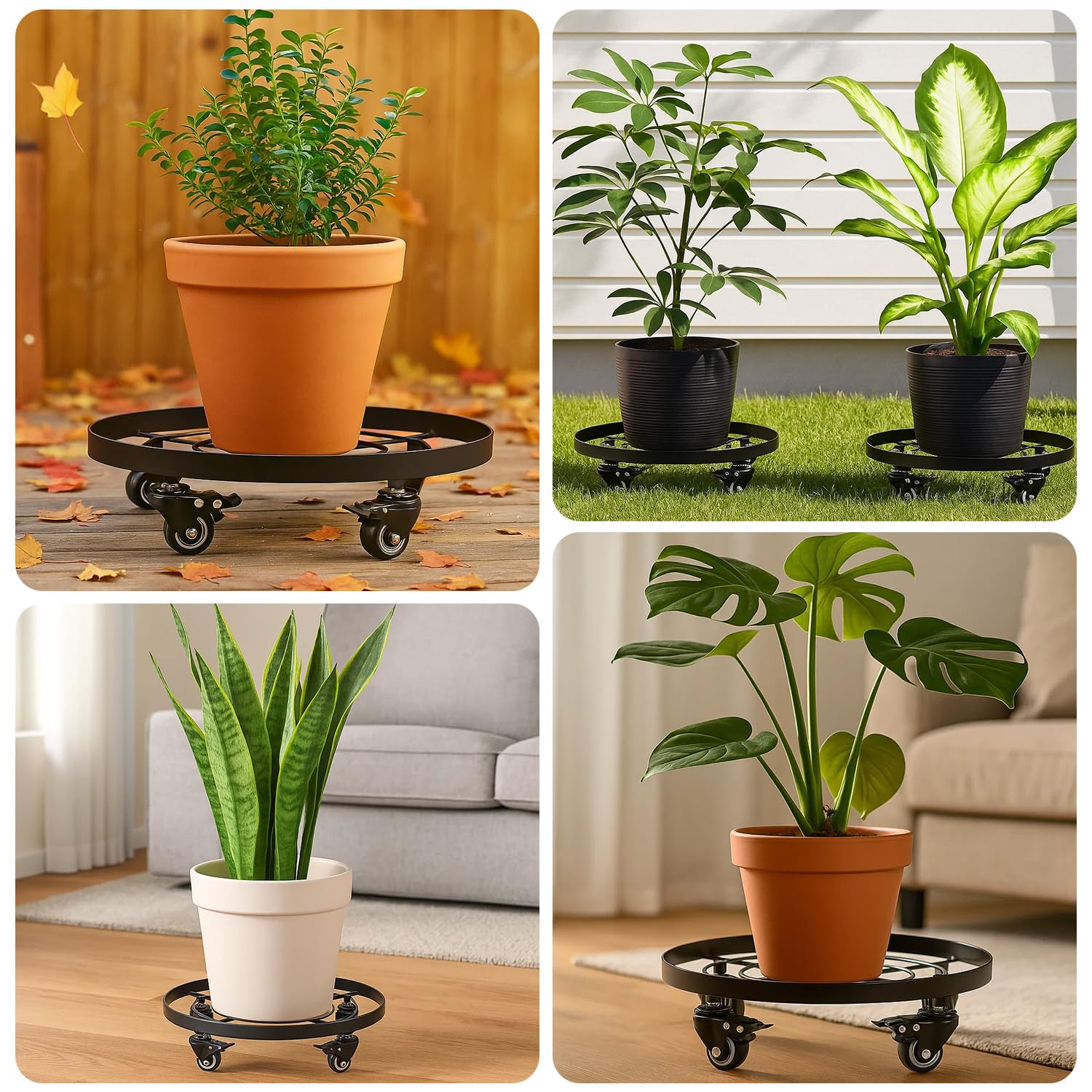 Planterhoma on patio moving a heavy planter without scratching decking