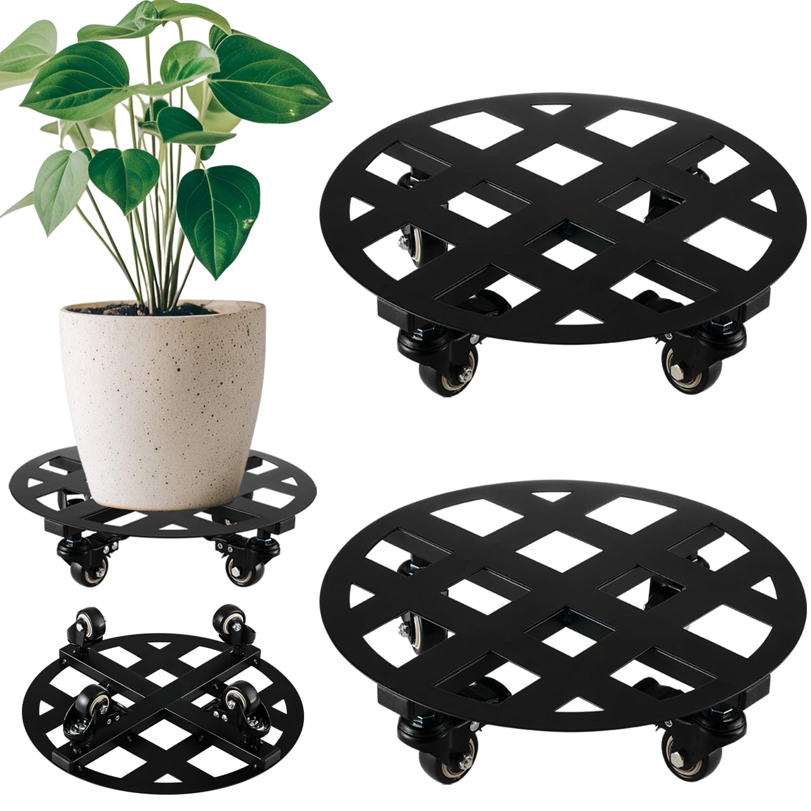 Planterhoma painted iron finish highlighting anti-rust coating for outdoor durability