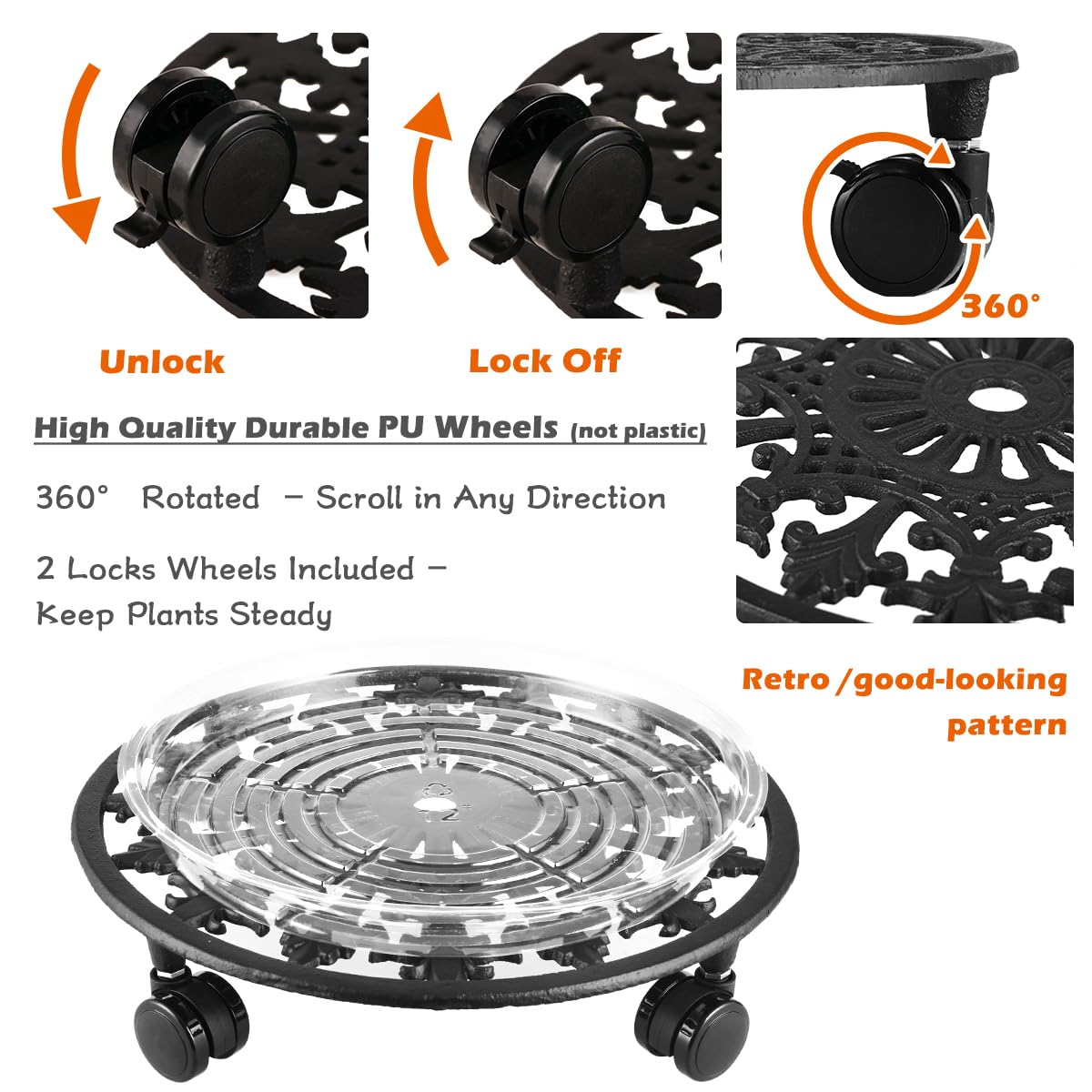 PlanterHoma powder-coated texture demonstrating rust-resistant finish
