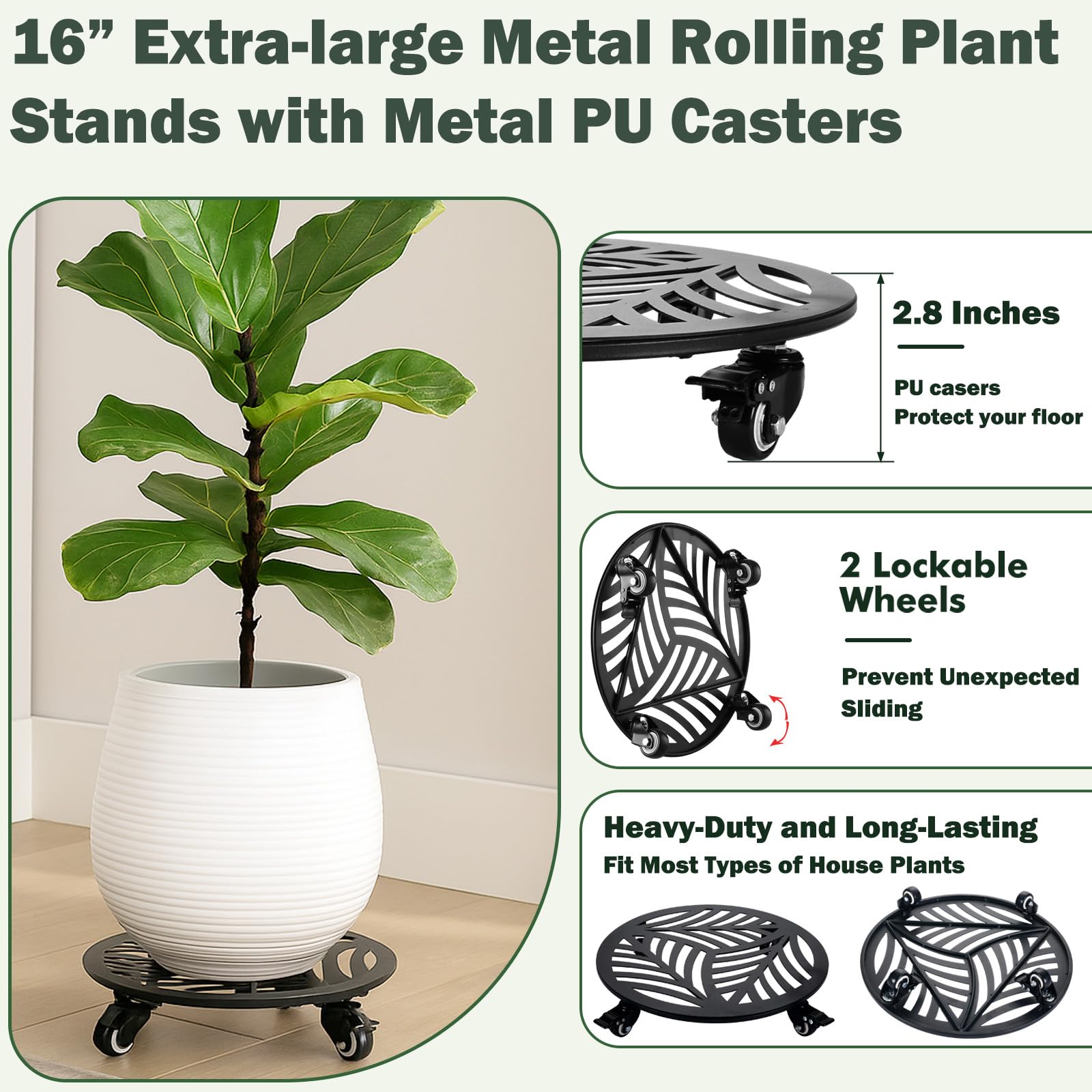 Planterhoma reinforced bottom bars detail showing strong support benefit