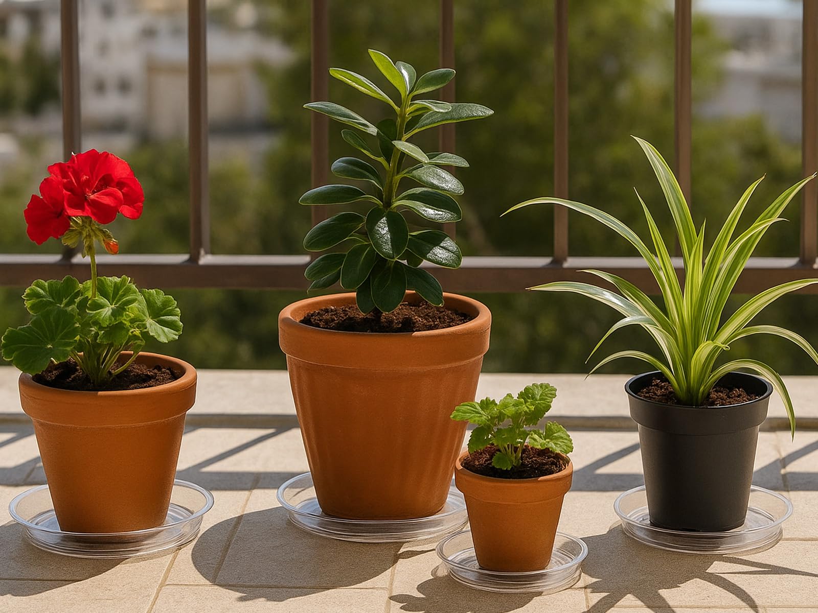 Planterhoma tray holding small items repurposed as an organizer