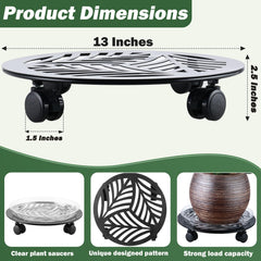 Planterhoma clear saucer detail catching water to protect floors and reduce spills
