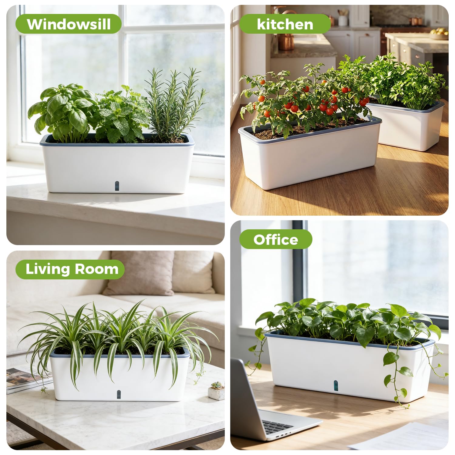Planterhoma edge close-up displaying sturdy thicker plastic for durability