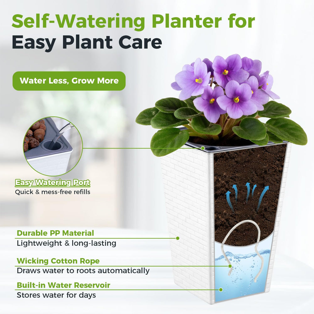 Planterhoma close-up of 3D textured surface adding decorative appeal and grip