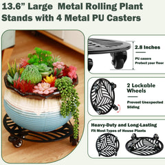 Planterhoma top detail of tropical leaf cutouts on metal rim, decorative touch for home displays