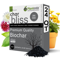 plantonix Char Bliss front bag showing product and volume benefits
