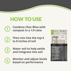 plantonix Char Bliss pouring into pot to show easy application benefits