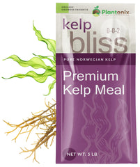 plantonix front packaging of Kelp Bliss showing label and weight benefit of clear product info