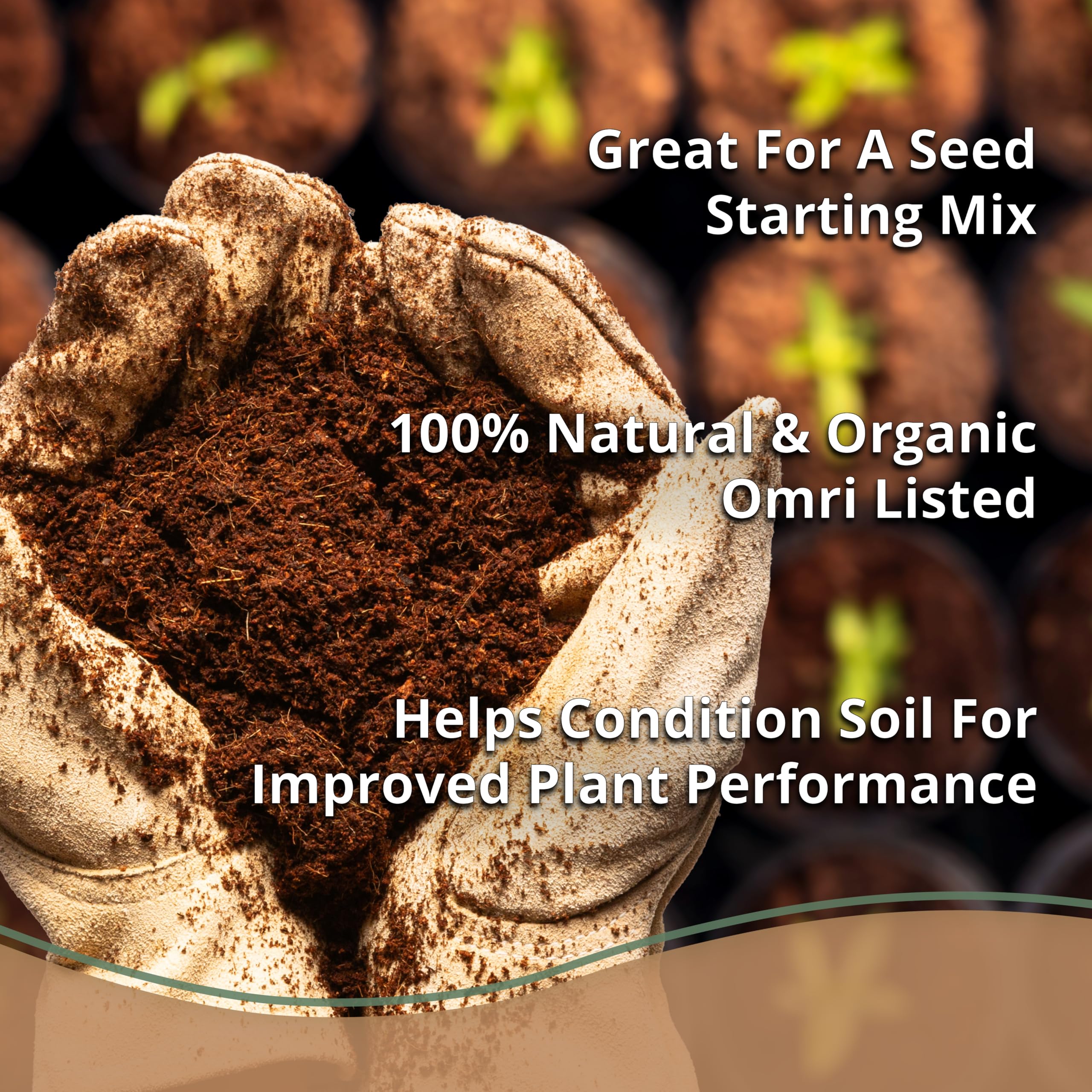 plantonix label closeup highlighting buffered, pre-rinsed, and screened benefits