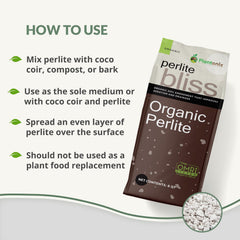 plantonix mixing perlite with potting soil to improve drainage and root access