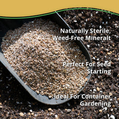 plantonix seed tray filled with vermiculite for reliable germination