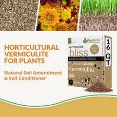 plantonix Vermiculite Bliss close-up of coarse texture demonstrating moisture-holding quality