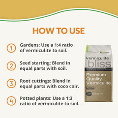 plantonix vermiculite blended with potting soil improving aeration