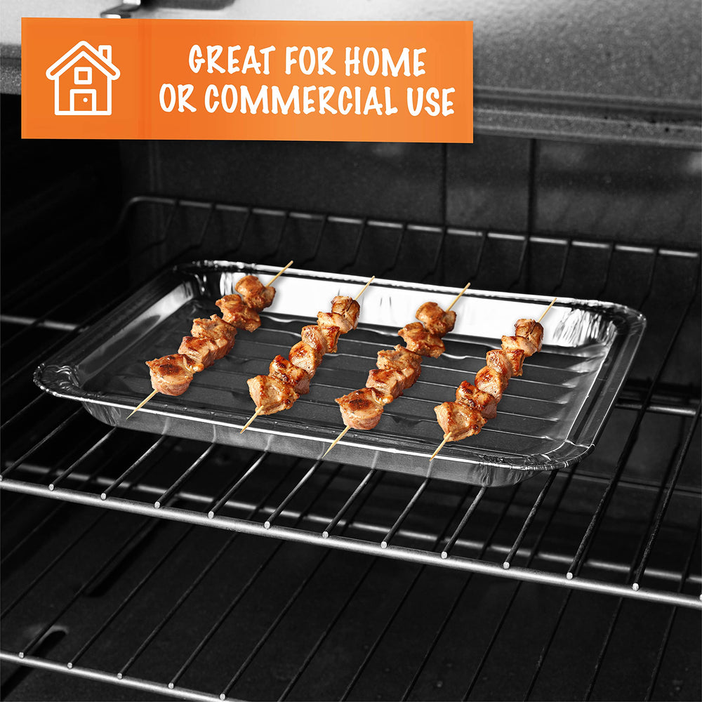 PLASTICPRO pans on gas grill in use preventing flare-ups and catching drips