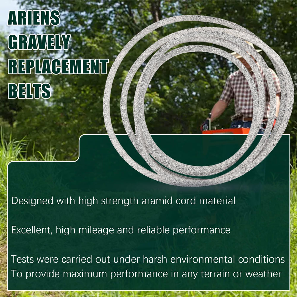 PLAXNS packaged replacement belt with label showing OEM cross‑reference clarity