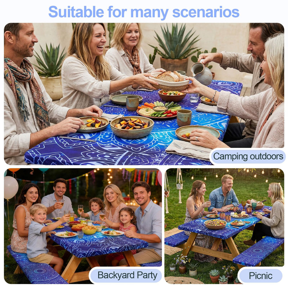 Play Tailor picnic lifestyle scene illustrating attractive patterns and effortless cleanup